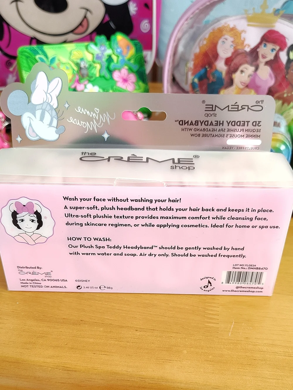 NWT Creme Shop Disney 3D Teddy Headband